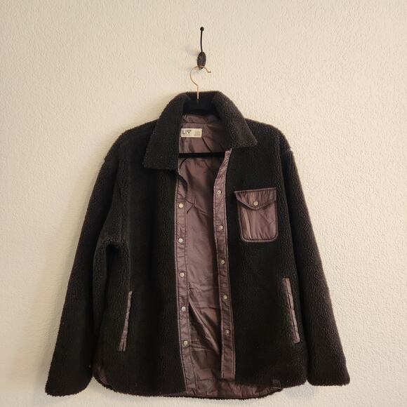 livoutdoor Jackets & Blazers - Liv Outdoor Cora‎ Women's Size Small Shaket Black Shirt/Jacket NWT